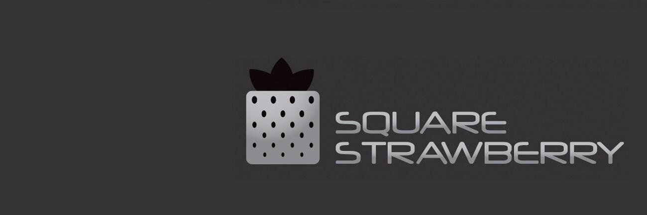 Square-Strawberry banner