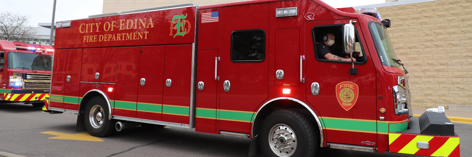 Edina Fire Department **Account No Longer Active banner