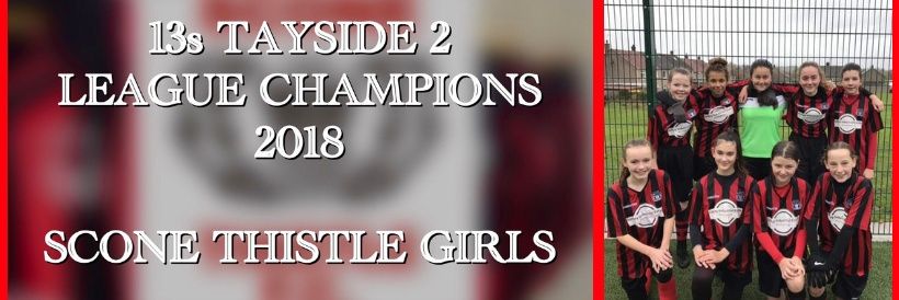 Scone Thistle Girls banner