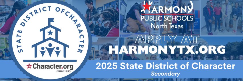 Harmony Public Schools North Texas banner