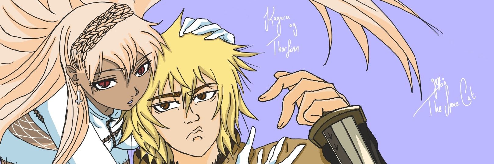 The Space Cat banner