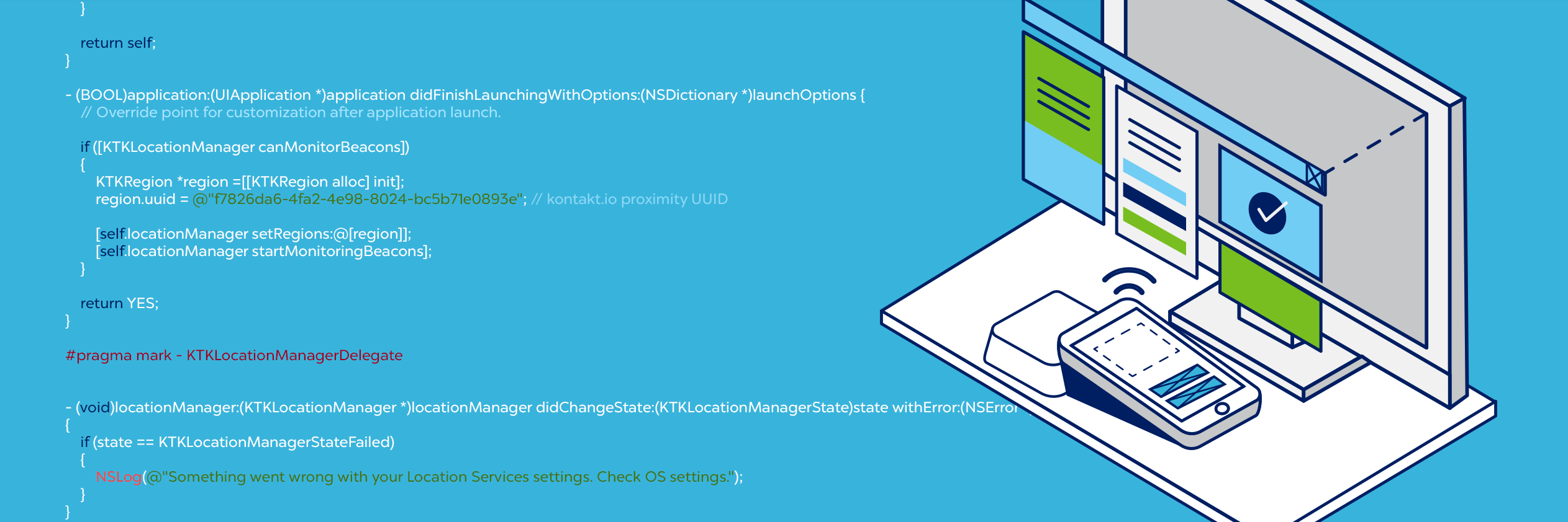 Kontakt.io Support banner