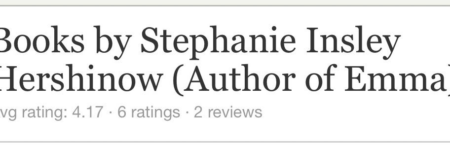 Stephanie Insley Hershinow's banner