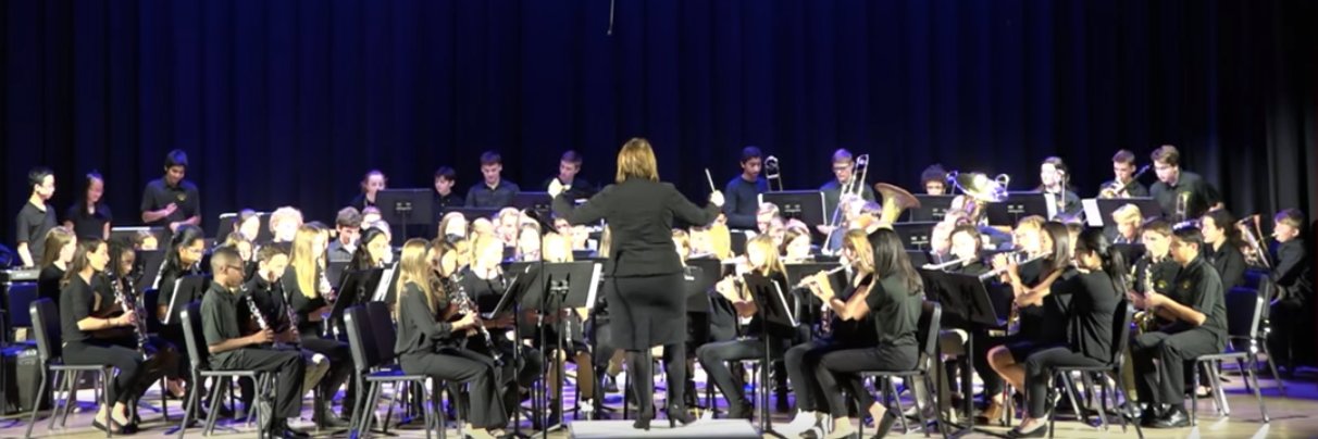 Marshall Middle School Band banner