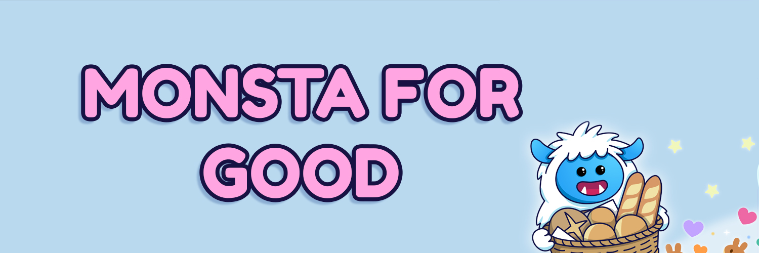 Monsta for Good banner