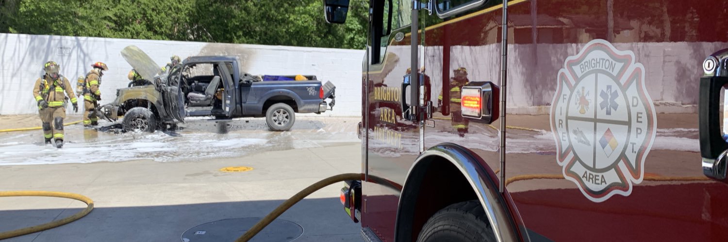 Brighton Area Fire banner