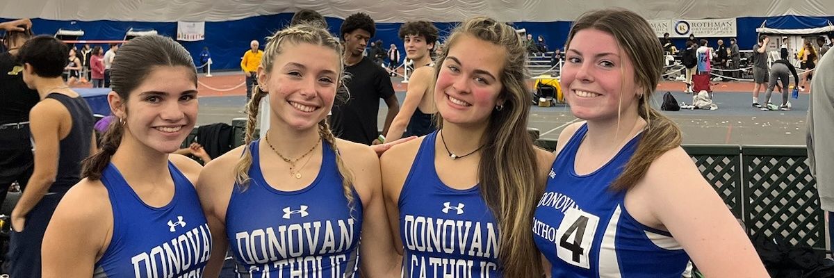 Donovan Track & Field banner