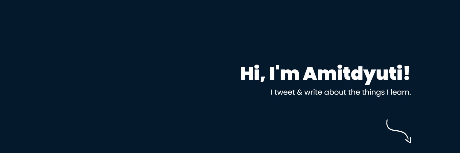 amitdyuti's profile banner image