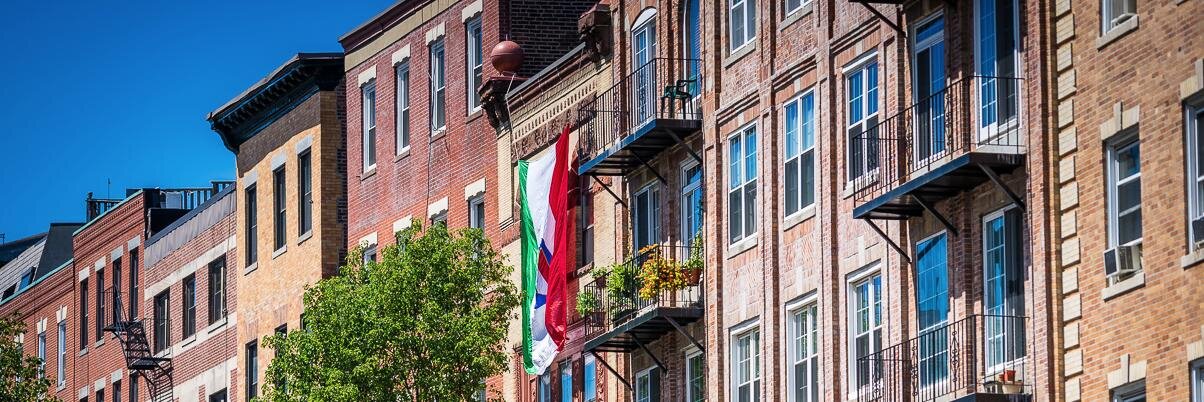 North End Boston banner