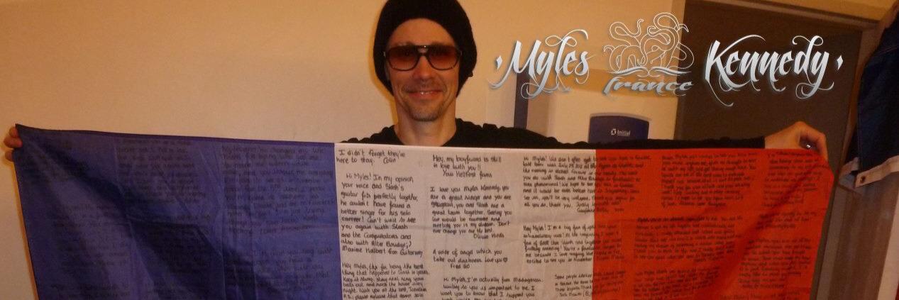Myles Kennedy France banner