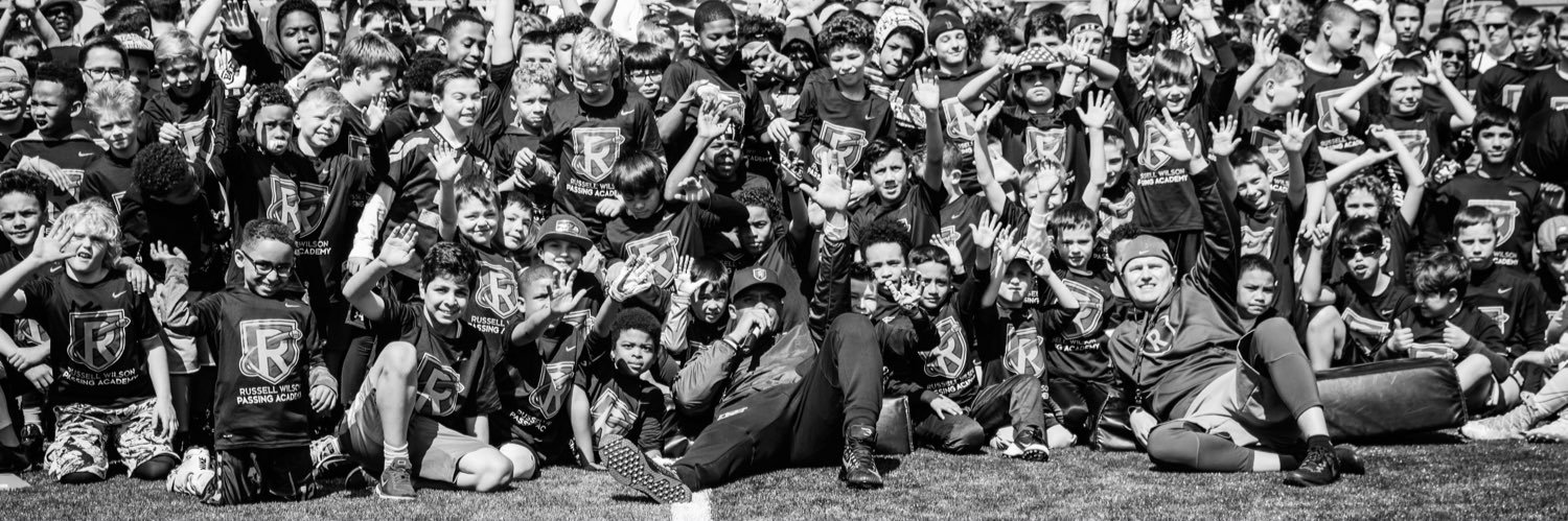Russell Wilson Passing Academy banner