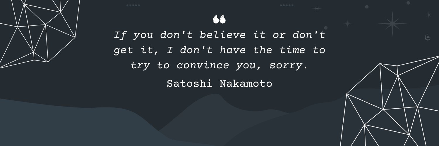 BitcoinerNomad's profile banner image