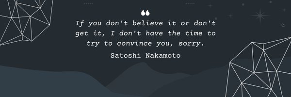 BitcoinerNomad Profile Banner