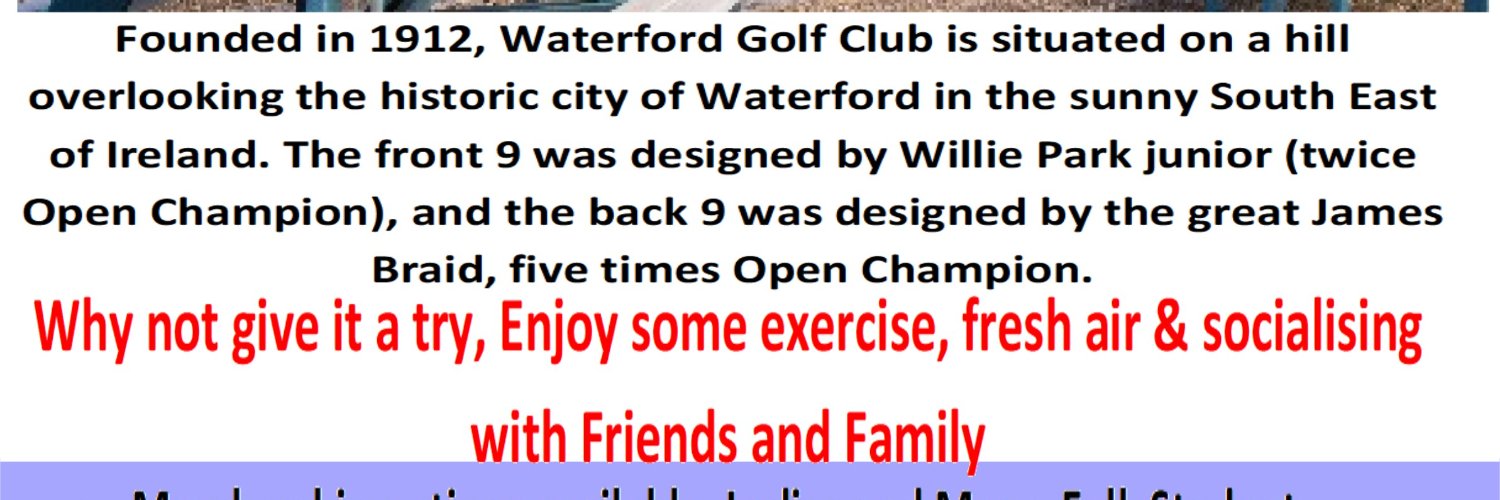 Waterford Golf Club banner