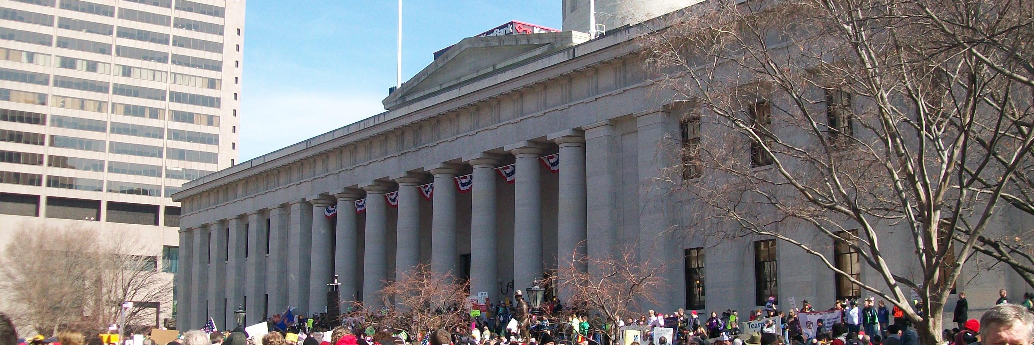 Ohio Poetry Assn.'s banner