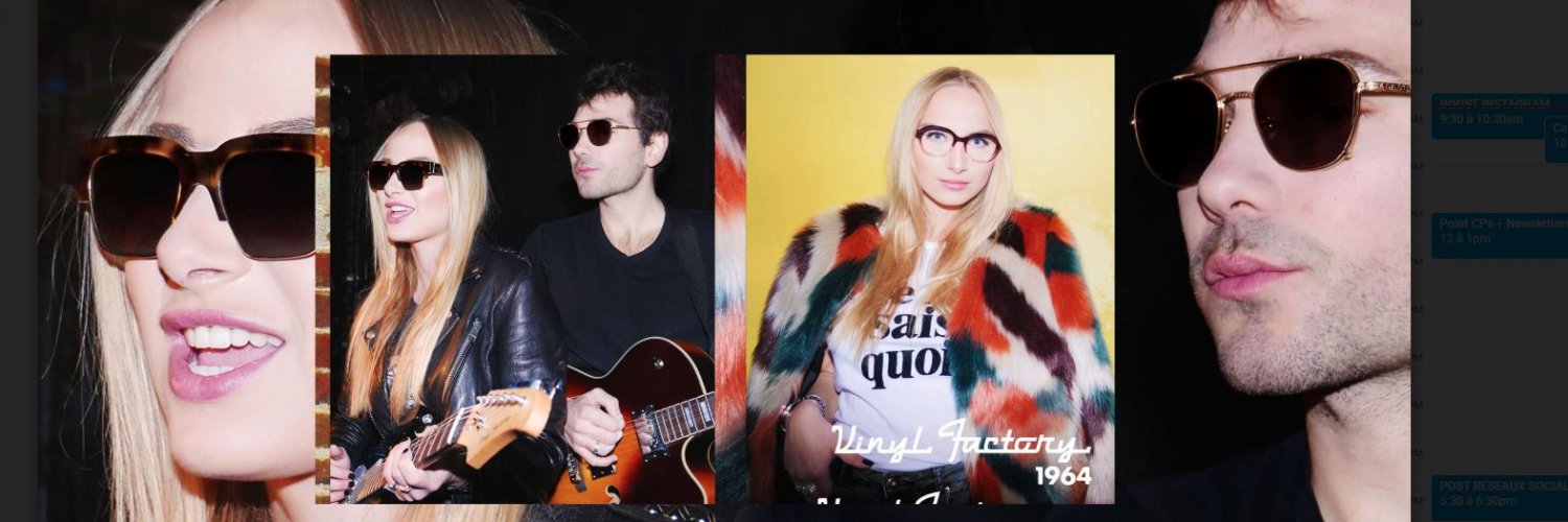 VinylFactory Eyewear banner