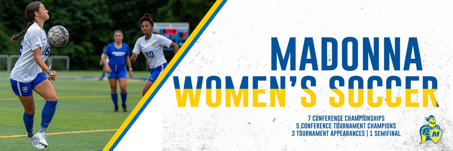 Madonna Women's Soccer's banner