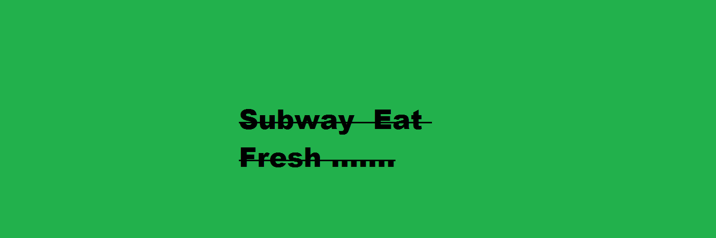 Subway UK banner