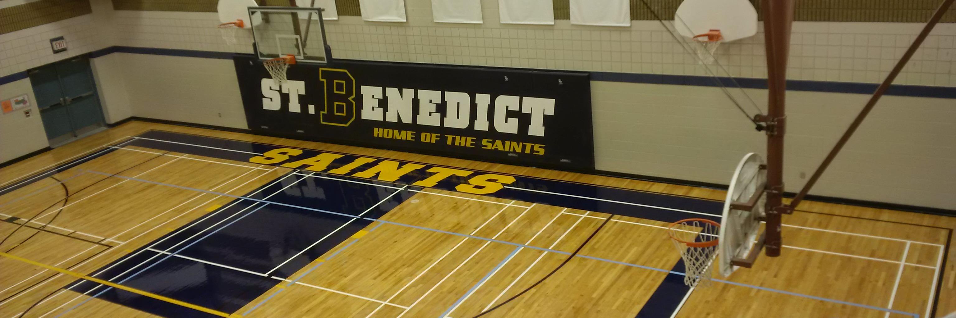St. Benedict Bball banner