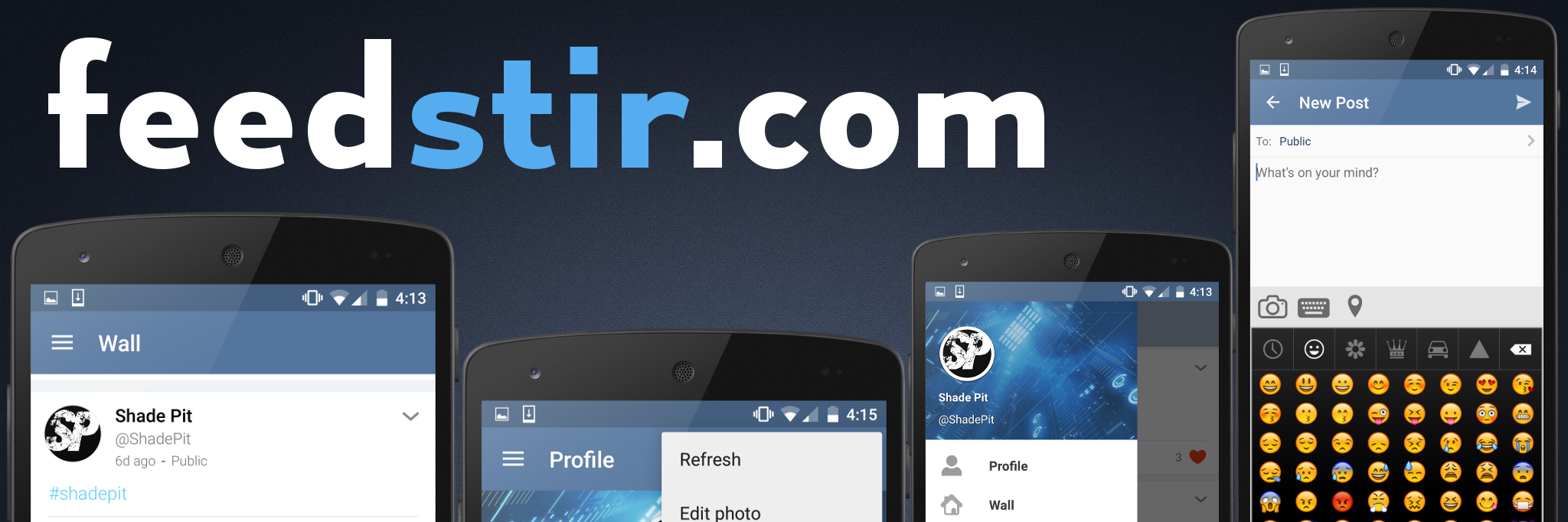 Feedstir's profile banner image