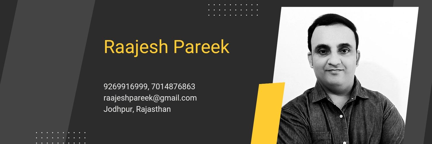 Raajeshpareek's profile banner image