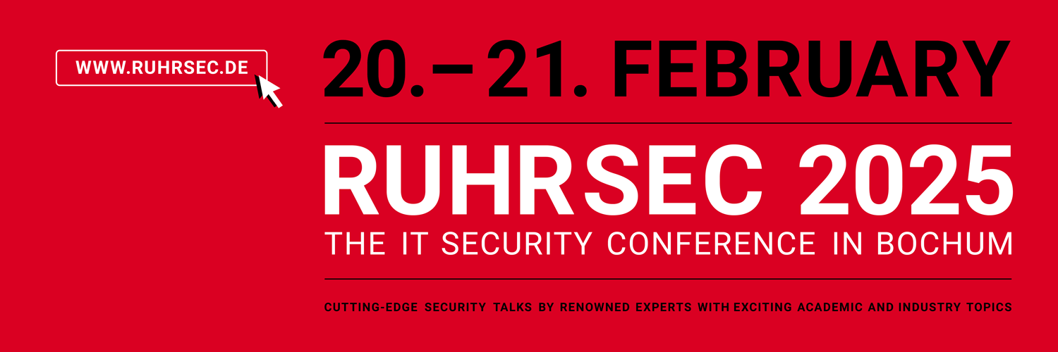RuhrSec – IT Security Conference's banner