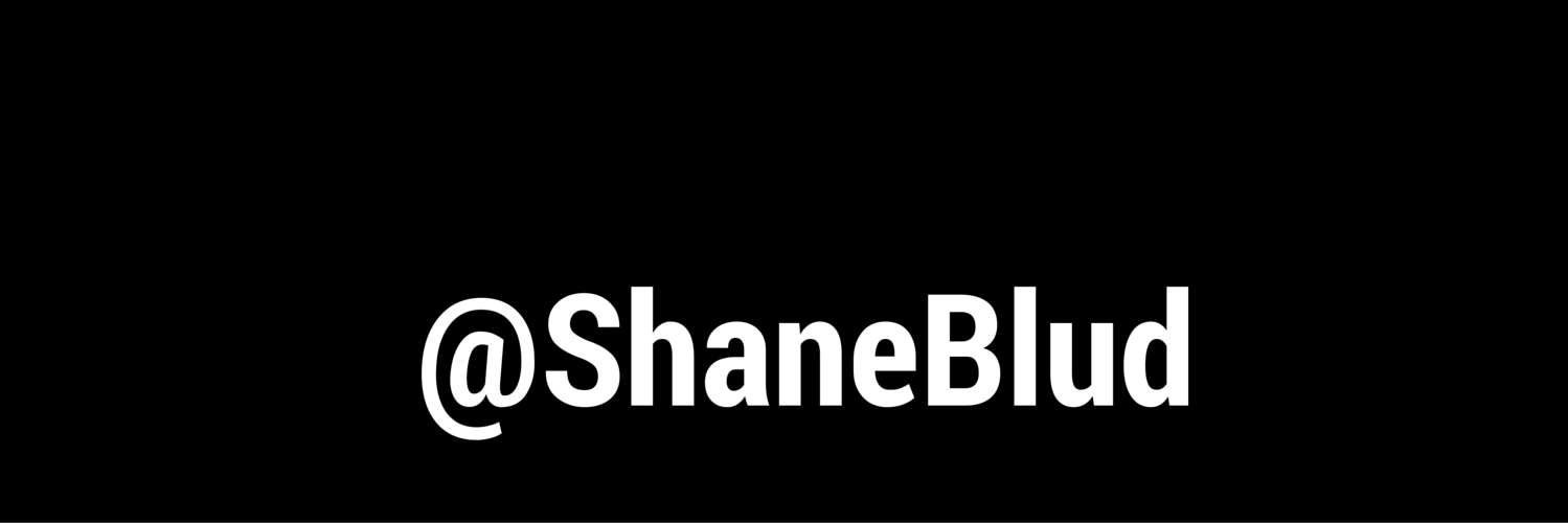 ShaneBlud's profile banner image