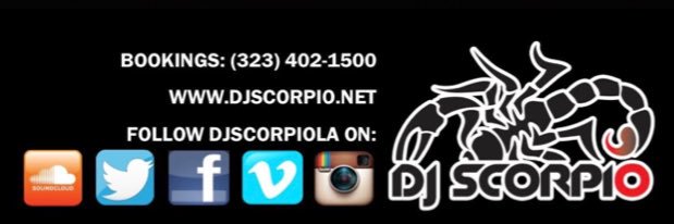 djscorpioLA's profile banner image