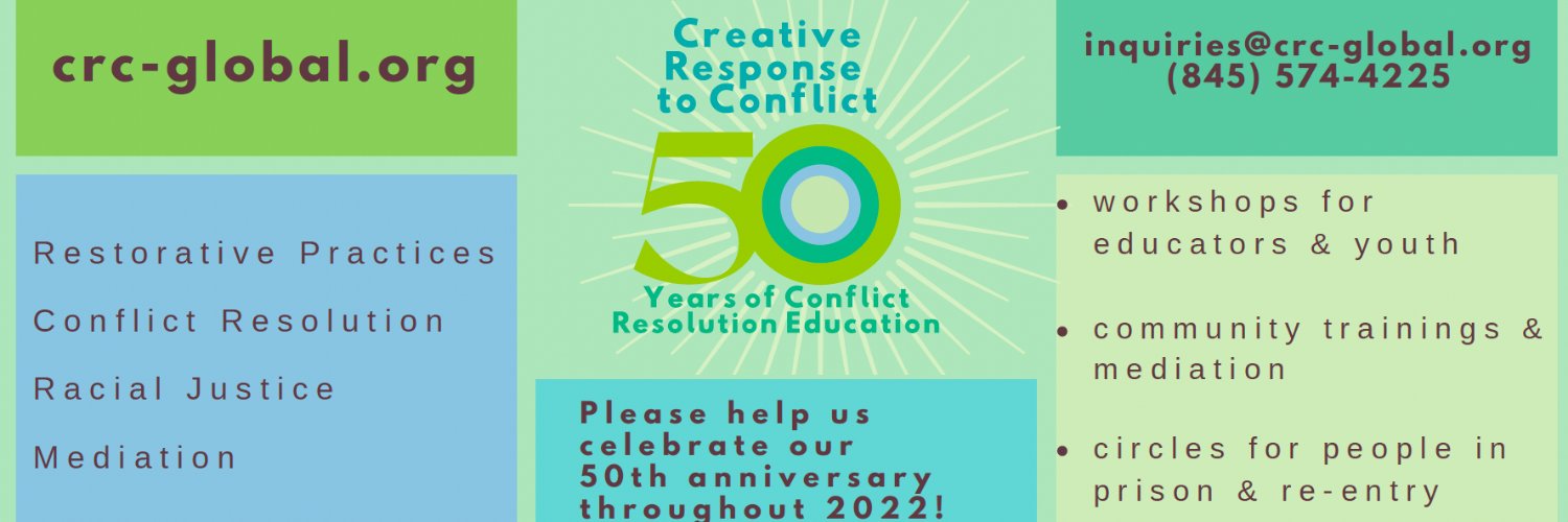 Creative Response to Conflict banner