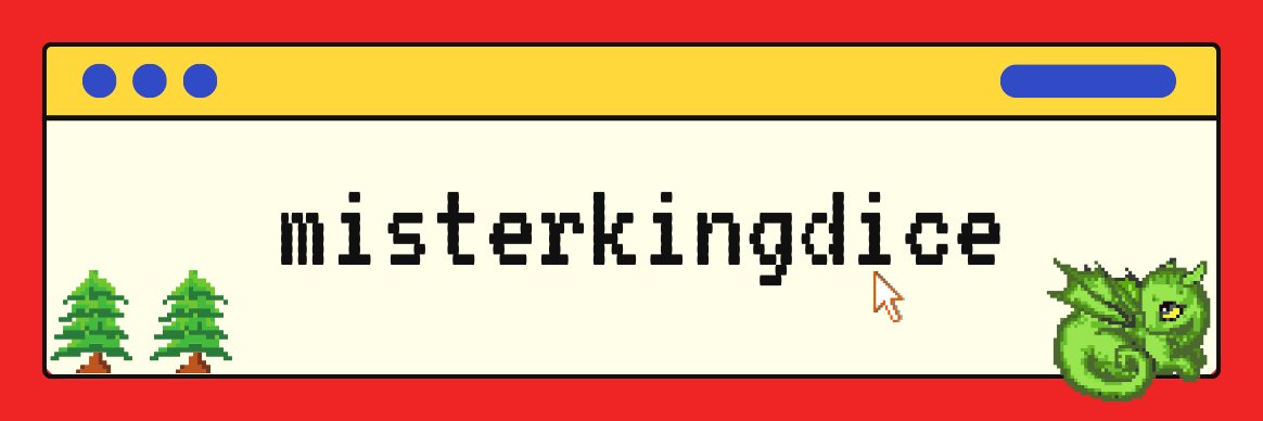 ➡️ https://substack.com/@misterkingdice banner