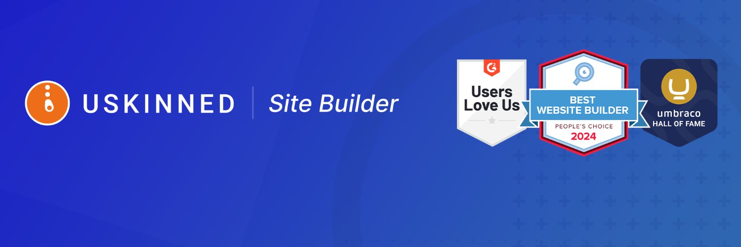 uSkinned Site Builder for Umbraco banner