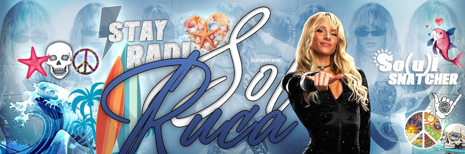 Real deal Ruca. ⟡ @SolRucaWWE parody. banner