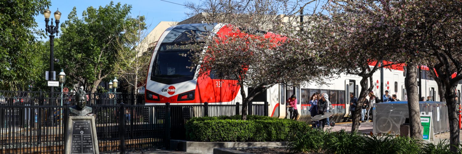 Caltrain banner
