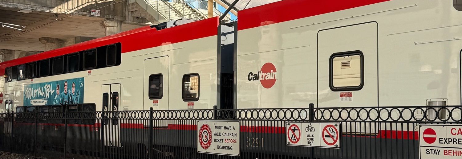 Caltrain's profile banner image