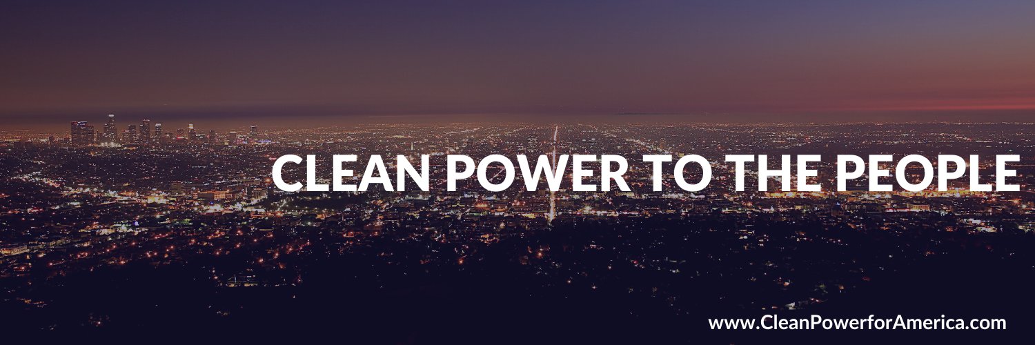 Clean Power for America banner