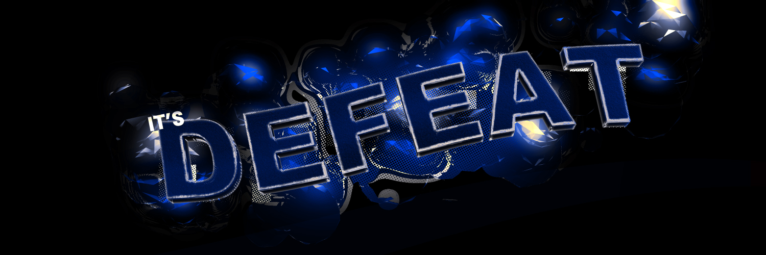 Defeat banner