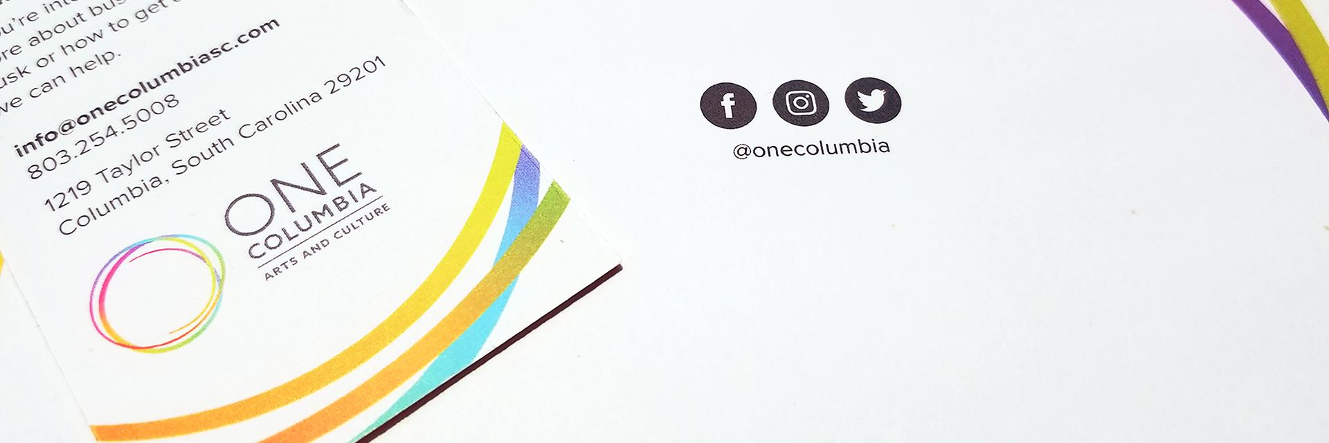 One Columbia banner