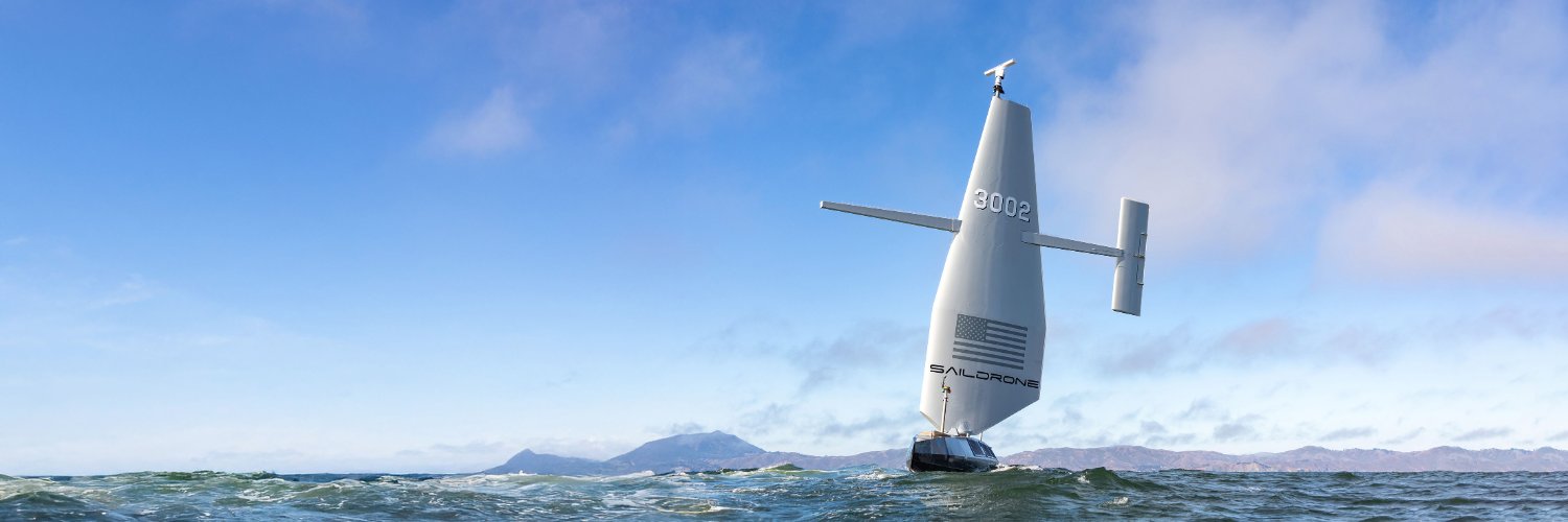 Saildrone's banner