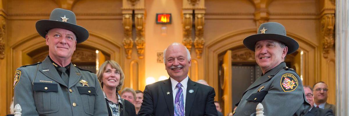 Senator Bob Hackett banner