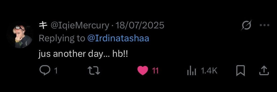 Irdinatashaa's profile banner image