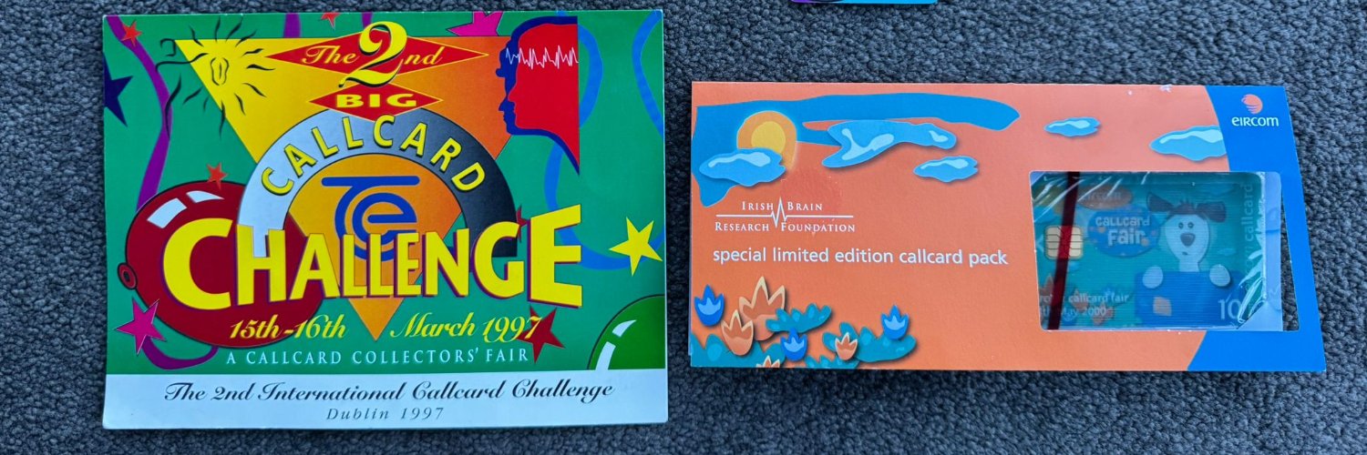 Telecom Eireann + Eircom Callcard Collectors’ Hub banner