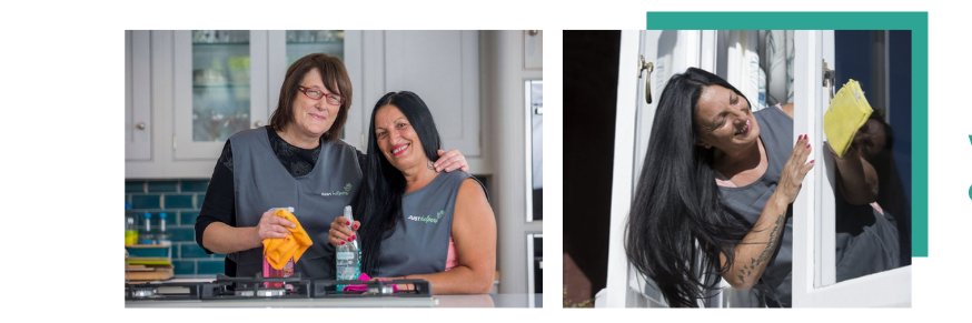 Just Helpers Cleaning Agency banner