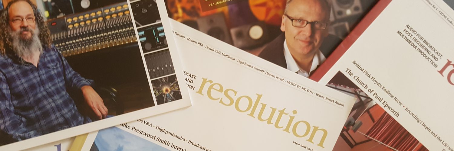 Resolution Magazine banner