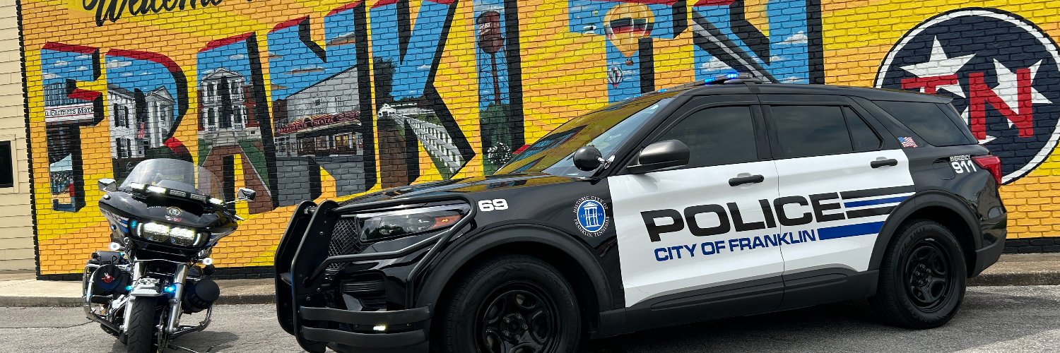 Franklin Police Department's banner