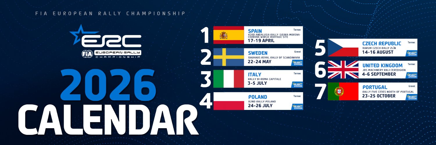 FIA European Rally Championship banner