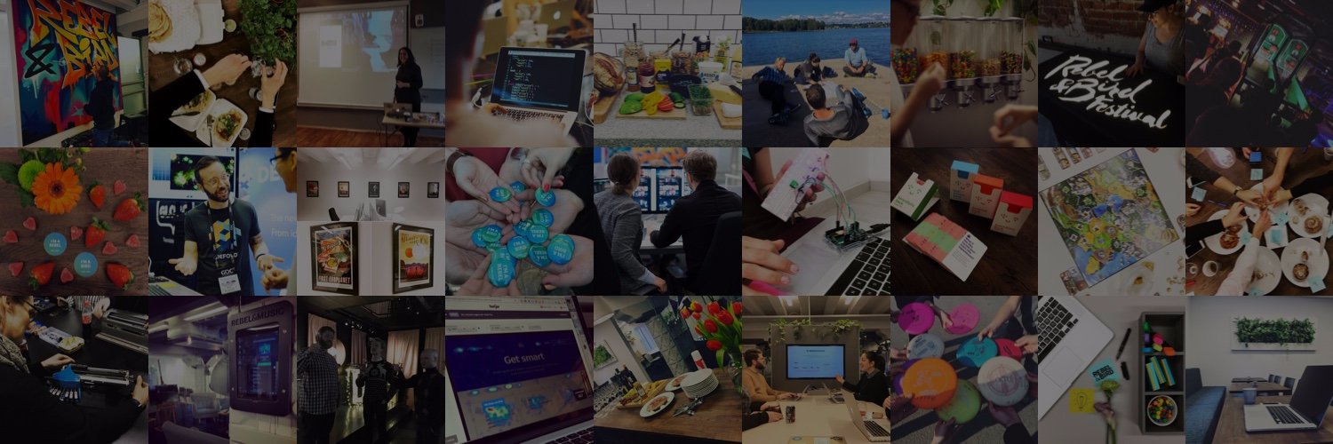 Rebel and Bird banner