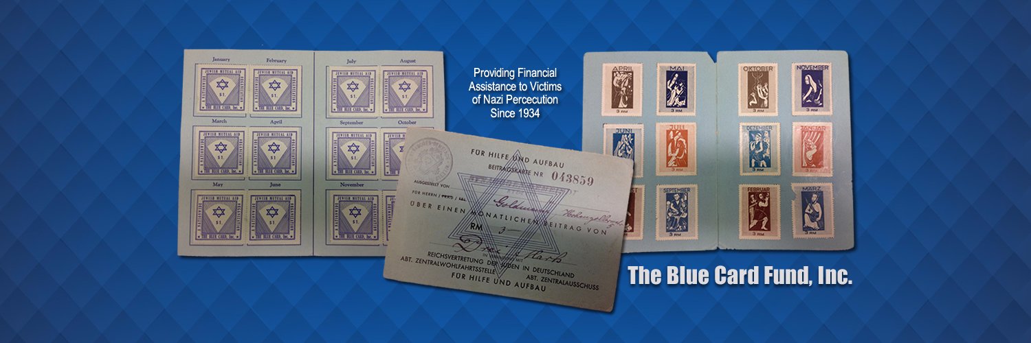 The Blue Card banner