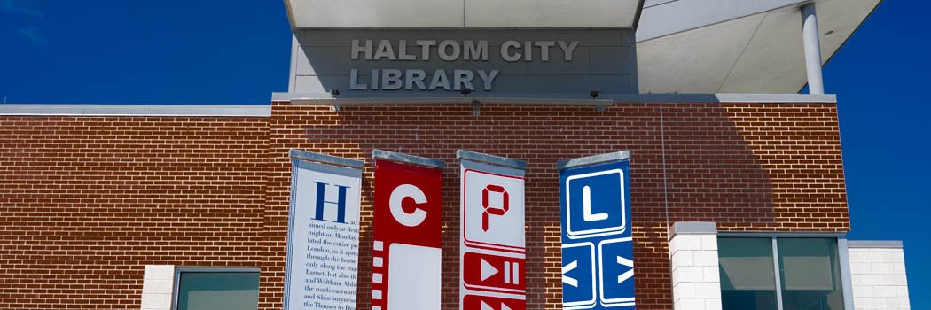 Haltom City Public Library banner
