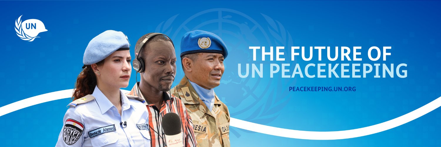 UN Peacekeeping's banner