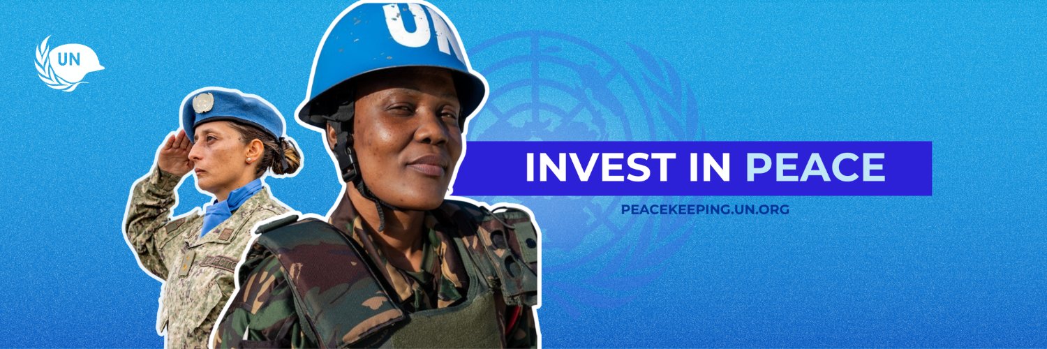 UN Peacekeeping banner